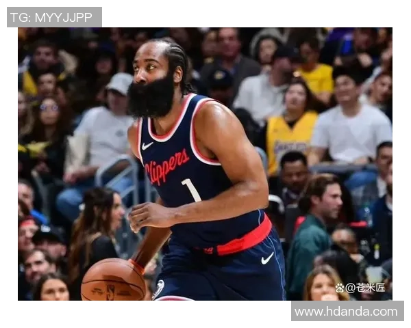 哈登得分25难救主快船战绩仅为2胜6负令人担忧